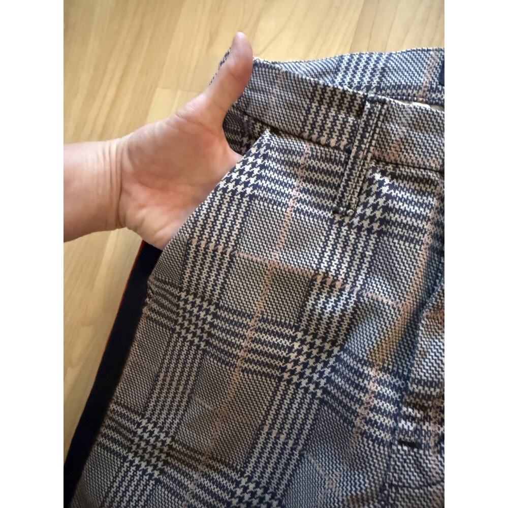 Mother Pants Women’s Size 25 Blue Pink Shaker Prep Fray Killing Time Crop Slim - Picture 6 of 14